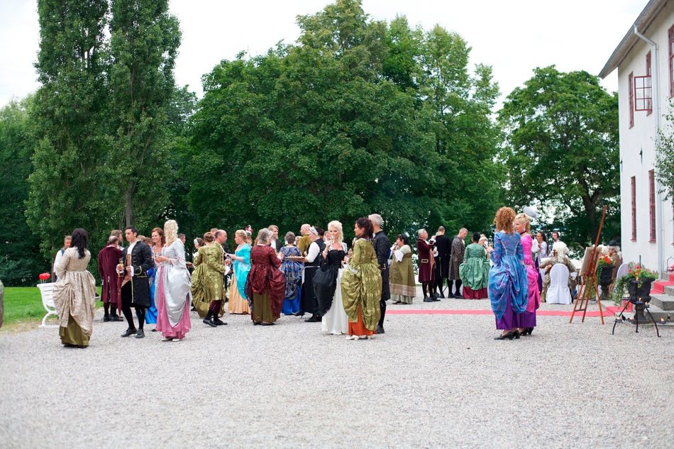 1700-tals maskeradbal som temamiddag