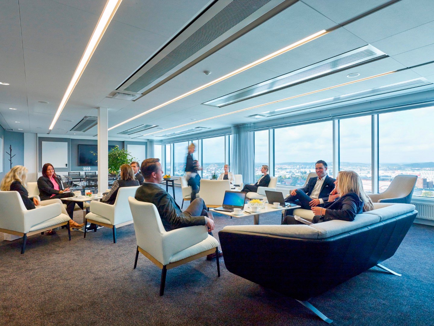 Konferensrum 28:e våningen med lounge